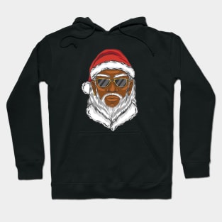 Black Santa Cartoon Hoodie